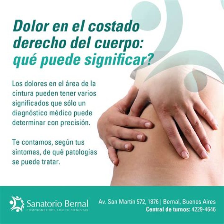 Dolor en el costado derecho: ¿qué significa?